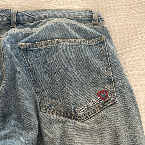 Djerf Avenue Relaxed Blue Jeans Size 28 - Picture 4 of 6